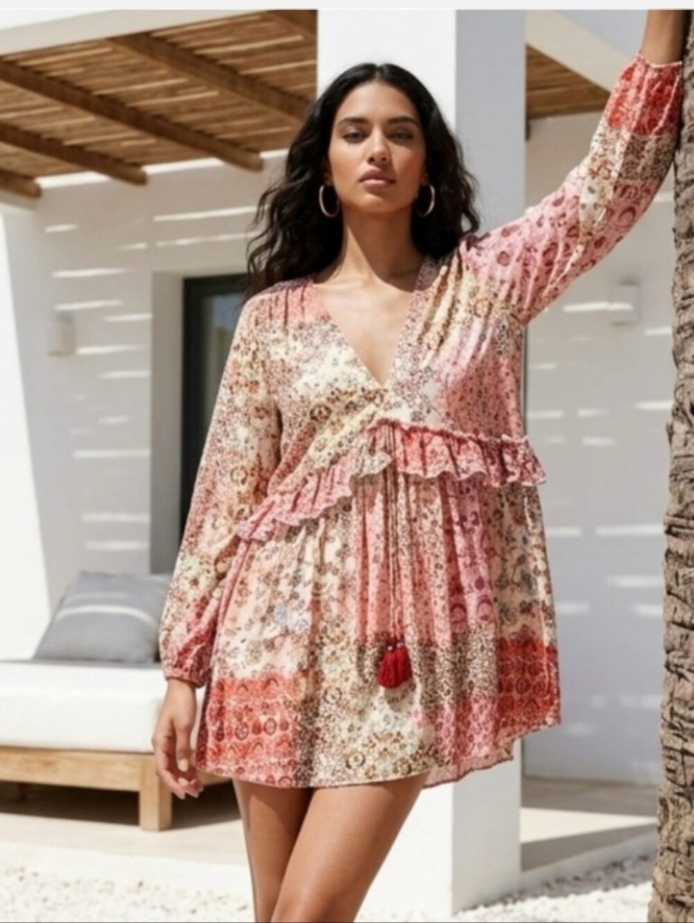 pink flowy dress zara | Dresses | Zara Neutrals Ling Sleeve Xs royal blue formal dress